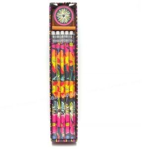 Pencil Box Set JAZZY BLOOMS -10 Pencils Sharpener